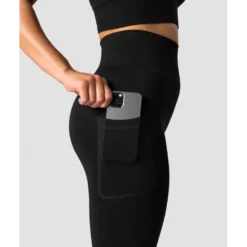 Define Seamless Pocket Tights, Black