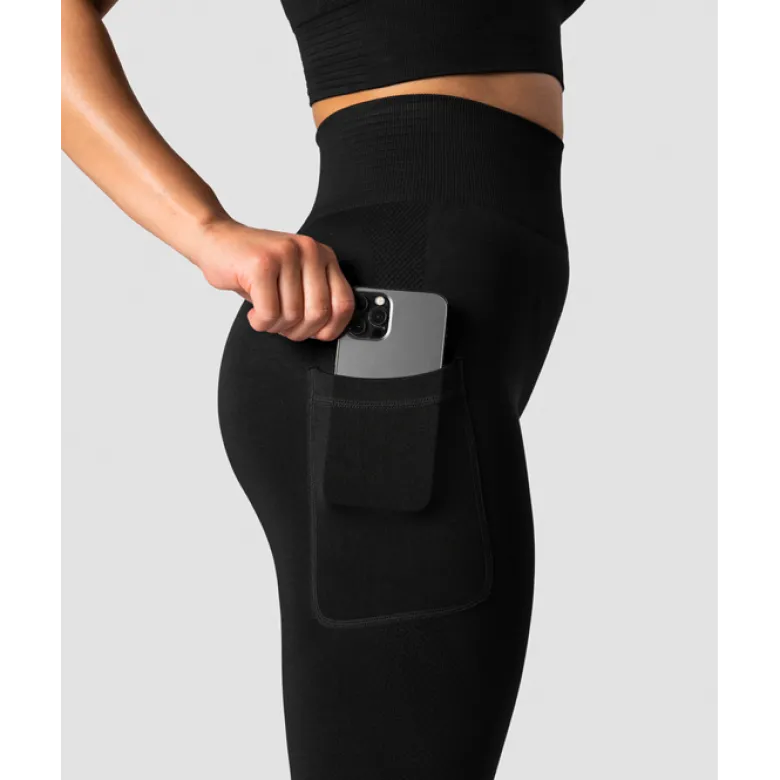 Define Seamless Pocket Tights, Black