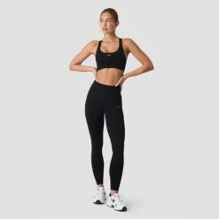 Define Seamless Racer Back Sports Bra, Black
