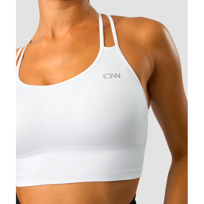 Define Seamless Sports Bra, White