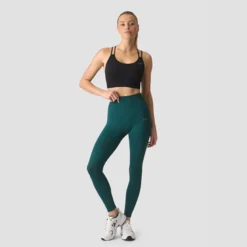 Define Seamless Tights, Petrol Green
