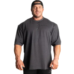 Division Iron Tee, Dark Grey Melange