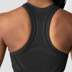 Endurance Seamless Sports Bra, Dark Grey