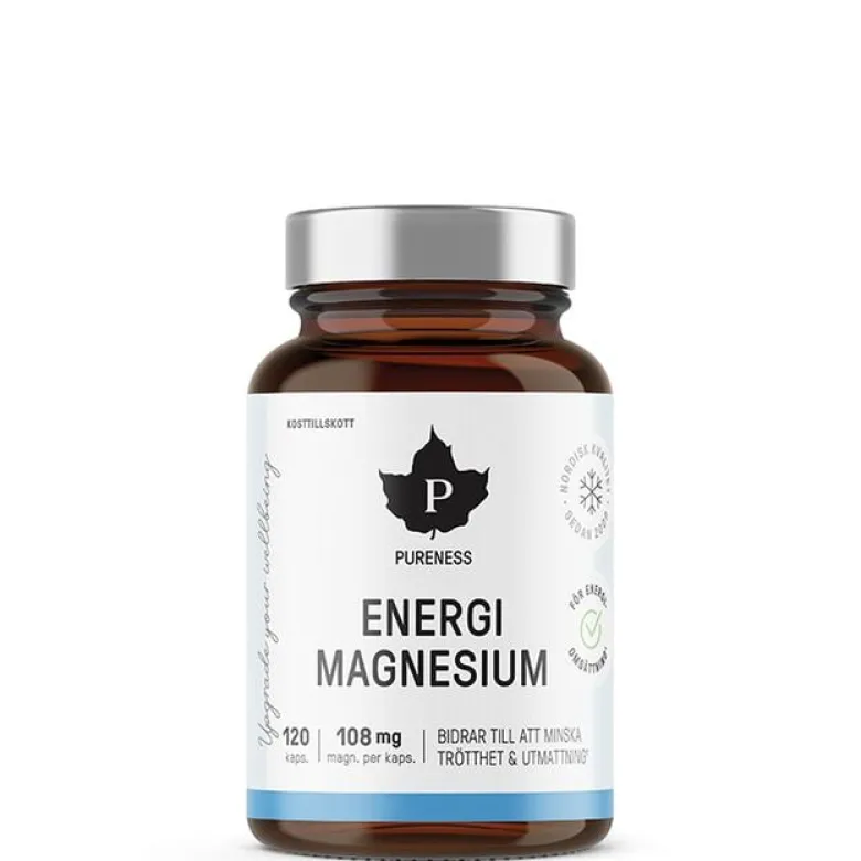 Energi Magnesium 120 kapsler