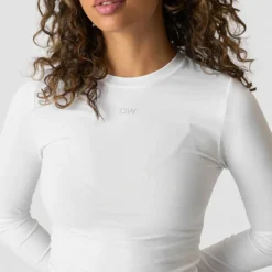 Essence Seamless Long Sleeve,White Snow