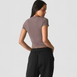 Essence Seamless T-shirt, Dusty Brown