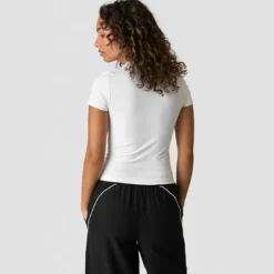 Essence Seamless T-shirt, White Snow