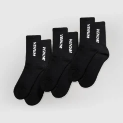 Essential Socks (Set of 3 pairs) Black/White