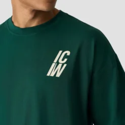 Everyday Oversized T-shirt Print, Northen Green