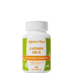E-vitamin 400IE, 60 myk kapsler
