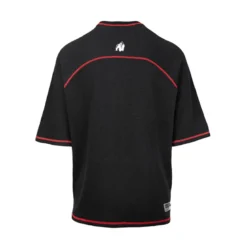 Finley Oversized T-Shirt, Black/Red