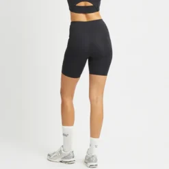 Flattering High Waist Bike Tights, Black