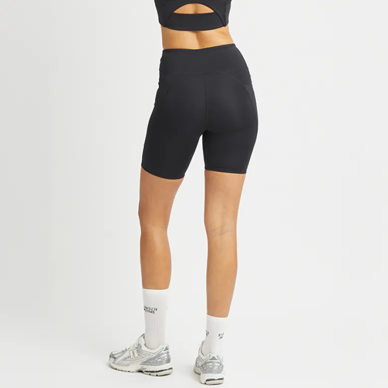 Flattering High Waist Bike Tights, Black