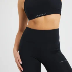 Flattering Mesh Sportsbra, Black