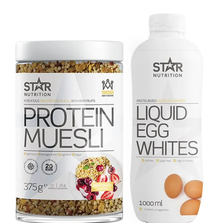 Flytende Eggehvite & Protein Muesli