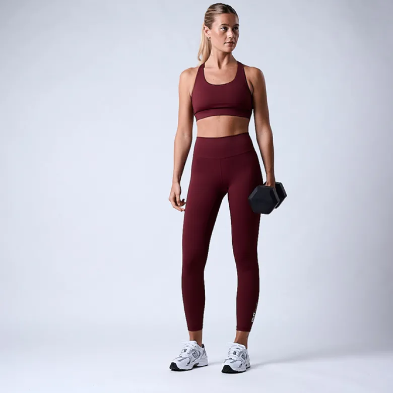 Fuse Sport Bra, Dark Red