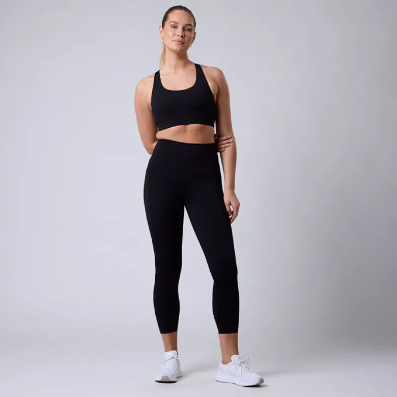 Fuse V-shape 7/8 tights, Black