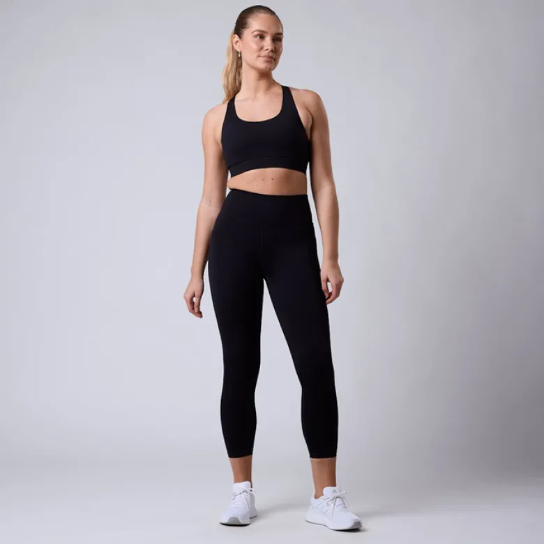 Fuse V-shape 7/8 tights, Black