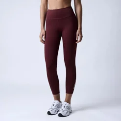 Fuse V-shape 7/8 tights, Dark Red