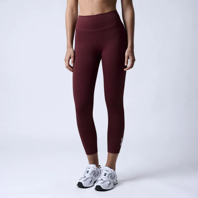 Fuse V-shape 7/8 tights, Dark Red