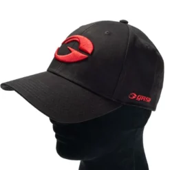 Gasp Baseball Cap, Black/Red
