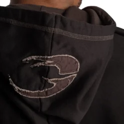 Gasp Hood Sweater, Black/Grey