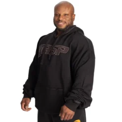 Gasp Hood Sweater, Black/Grey