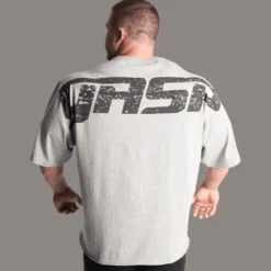Gasp Iron Tee, Greymelange/Black