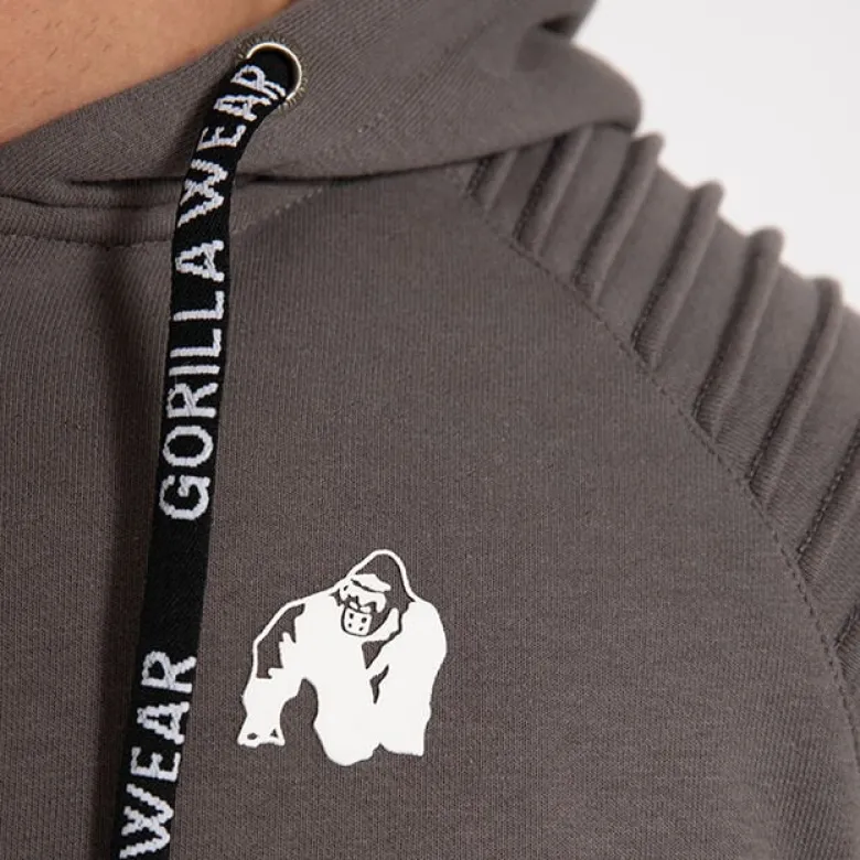 Georgia Zipped Hoodie, Grey