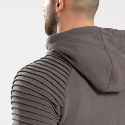 Georgia Zipped Hoodie, Grey