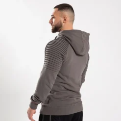Georgia Zipped Hoodie, Grey