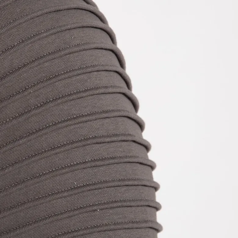 Georgia Zipped Hoodie, Grey