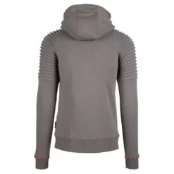 Georgia Zipped Hoodie, Grey