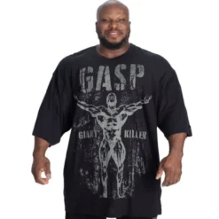 GK Slub Iron Tee, Washed Black
