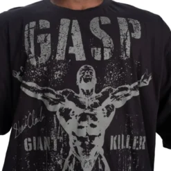 GK Slub Iron Tee, Washed Black