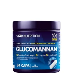 Glucomannan Fettforbrenner 84 kapsler
