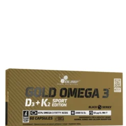 Gold Omega 3 D3+K2 Sport Edition 60 kapsler