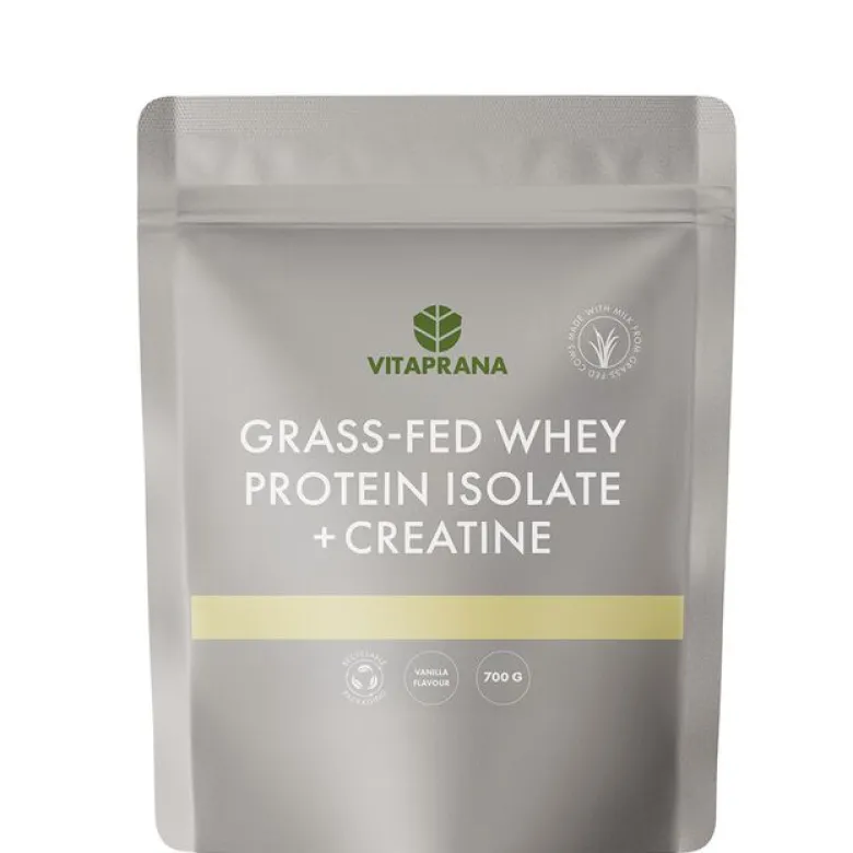 Grass fed Whey Protein Isolate + Creatine Vanilla 700 g
