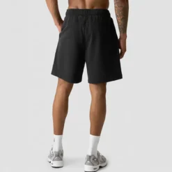 Grit Stonewashed Sweatshorts, Black