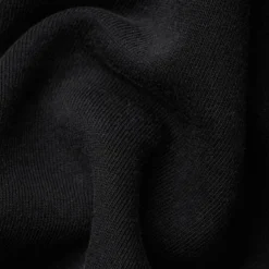 Grit Stonewashed Zipped Hoodie, Black