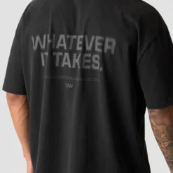 Grit T-Shirt Print, Black