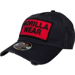 Harrison Cap, Black/Red, OS