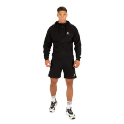 Harvey Hooded Track Jacket, black