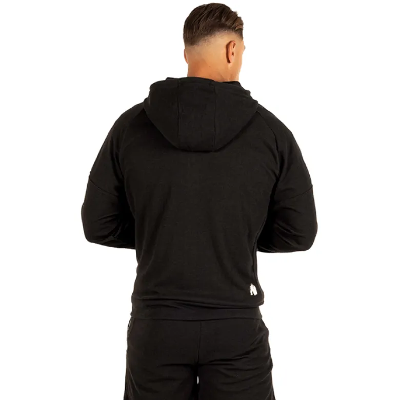 Harvey Hooded Track Jacket, black