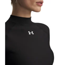 Heatgear Crop Mock LS, Black