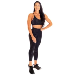 High waist leggings, Black/Camo