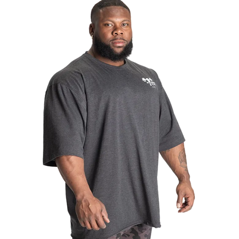 HTK Iron Tee, Dark Grey Melange