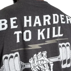 HTK Iron Tee, Dark Grey Melange