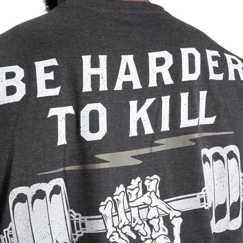 HTK Iron Tee, Dark Grey Melange