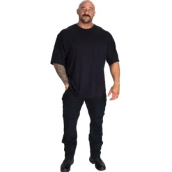 HTK Slub Iron Tee, Washed Black